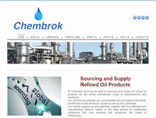 Tablet Screenshot of chembrok.com